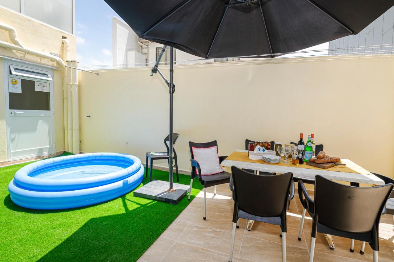 Summer Breeze 3 Bedroom Family Maisonette With Sunny Terrace In Mellieha - By Getawaysmalta Eksteriør bilde